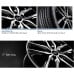 tuix 17 dark gray alloy wheels set hyundai elantra 2015-17